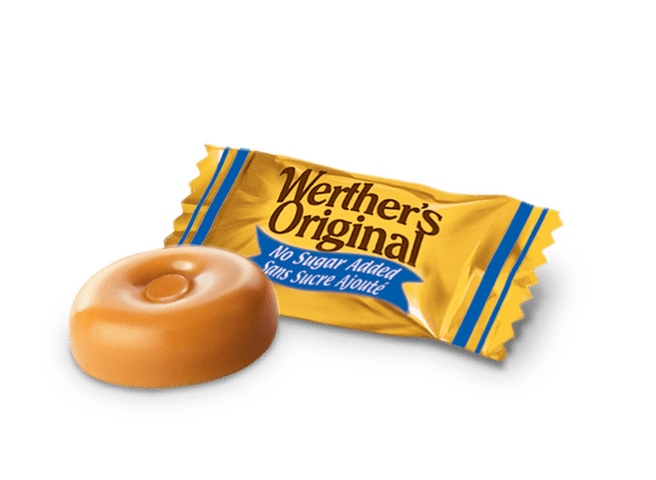 No Sugar Added Caramel Hard Candies