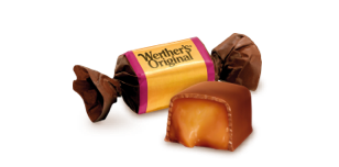 Caramels enrobés de chocolat au lait