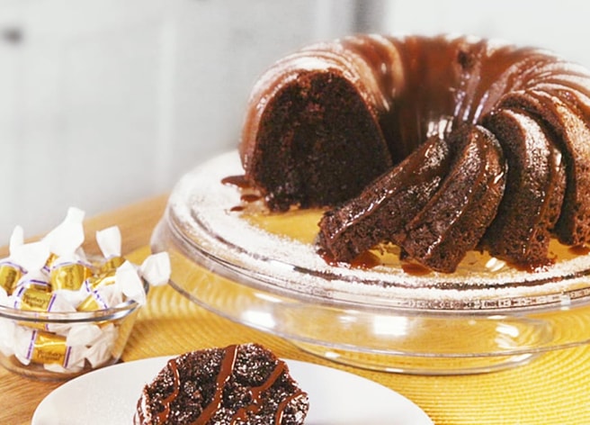 Werther’s Original Recipes – Chocolate Caramel Éclair Cake