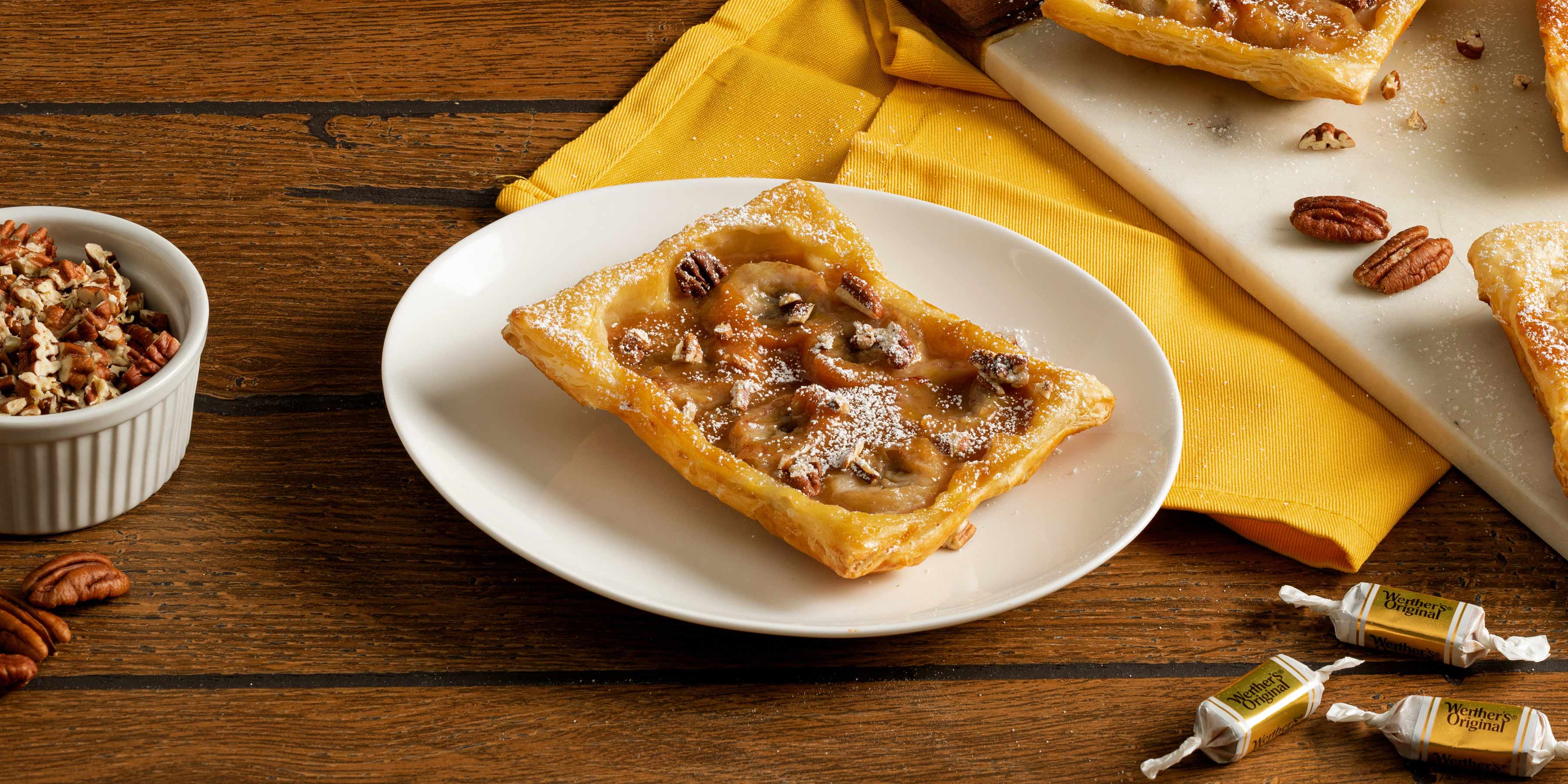Tartes renvers&eacute;es aux bananes et au caramel