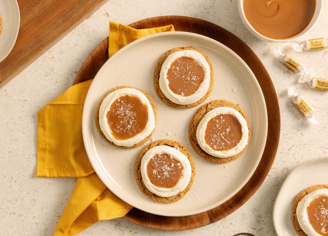 Werther’s Original Recipes – Salted Caramel Ginger Cream Cookies
