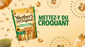 Nouveau! Maïs soufflé au caramel Werther’s Original – Rochers aux graines