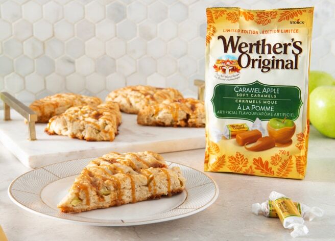 Werther’s Original Recipes – Caramel Apple Scones