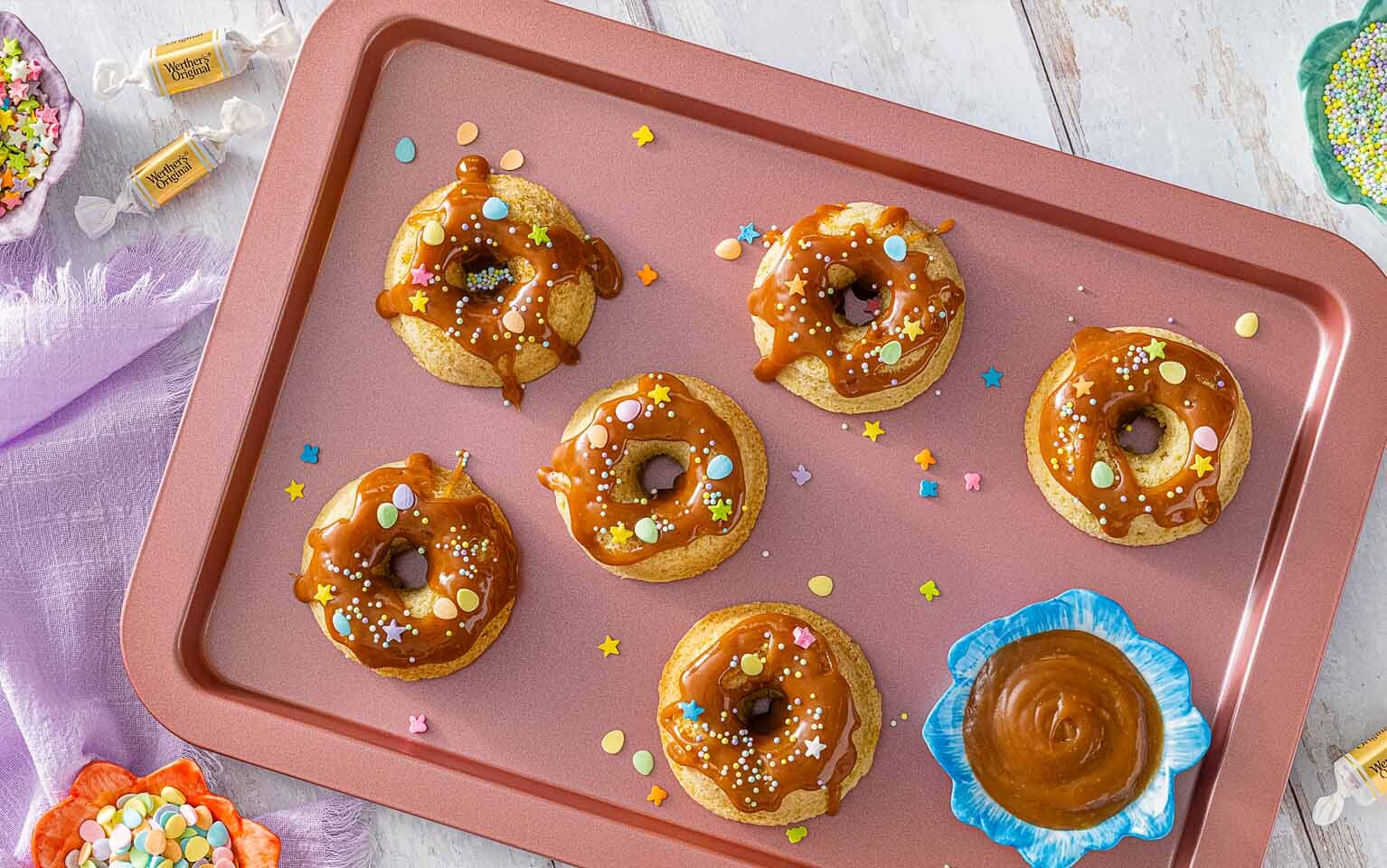 Beignets glacés au caramel