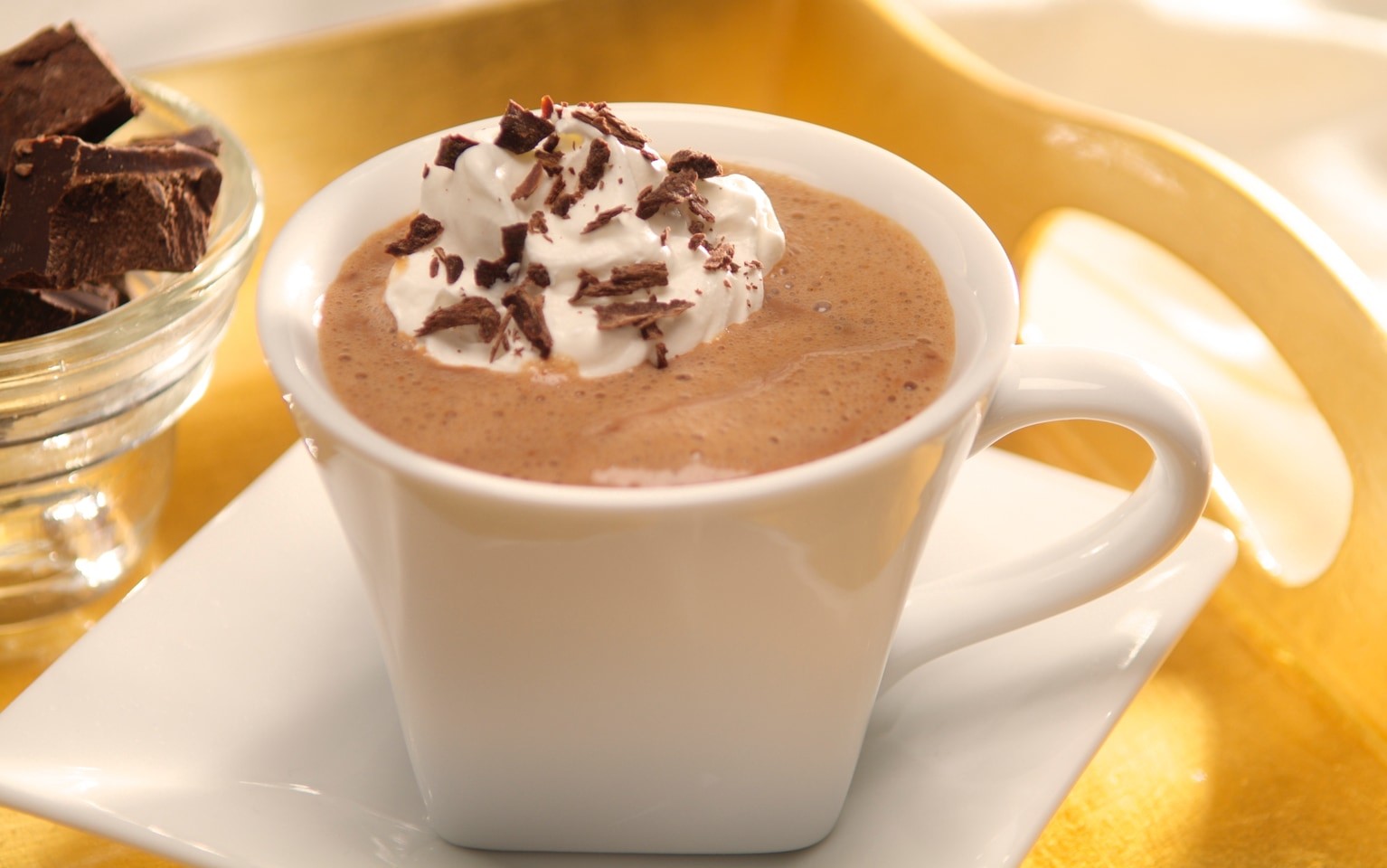 Chocolat chaud au caramel